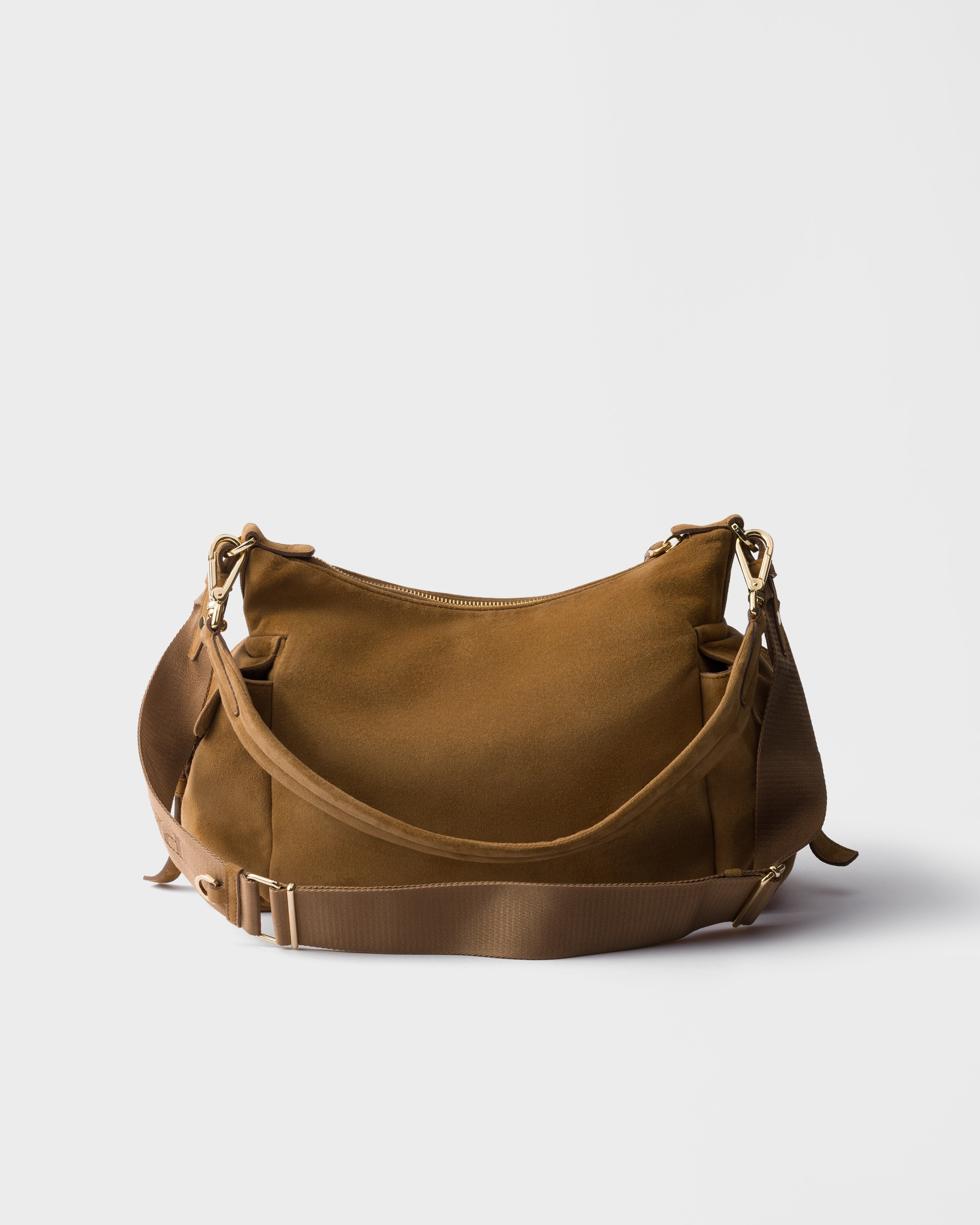 Large Prada Explore suede bag - 4