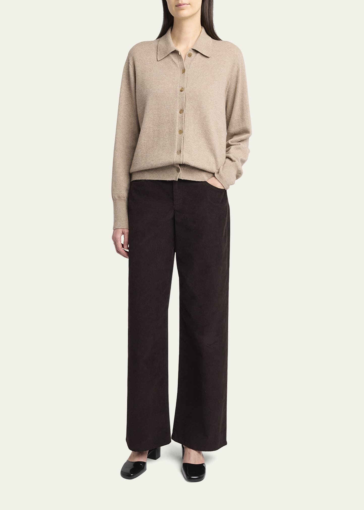 Eglitta Corduroy Straight-Leg Pants - 2