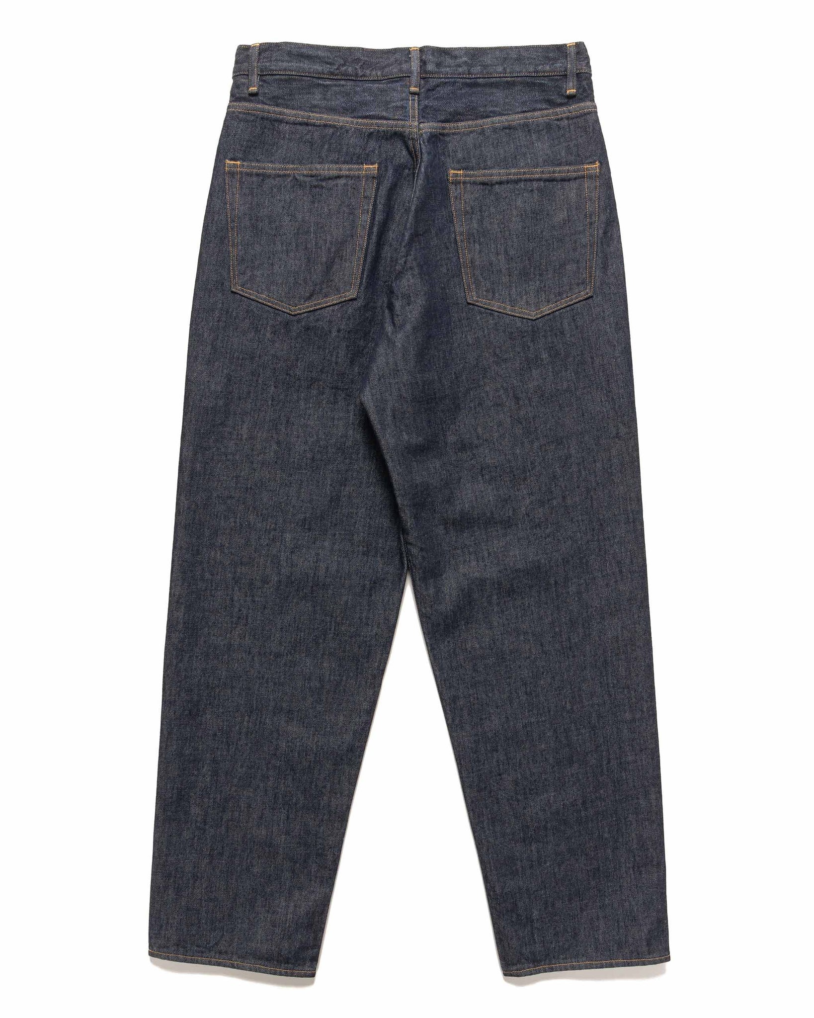 Hard Twist Denim Wide Pants Indigo - 5