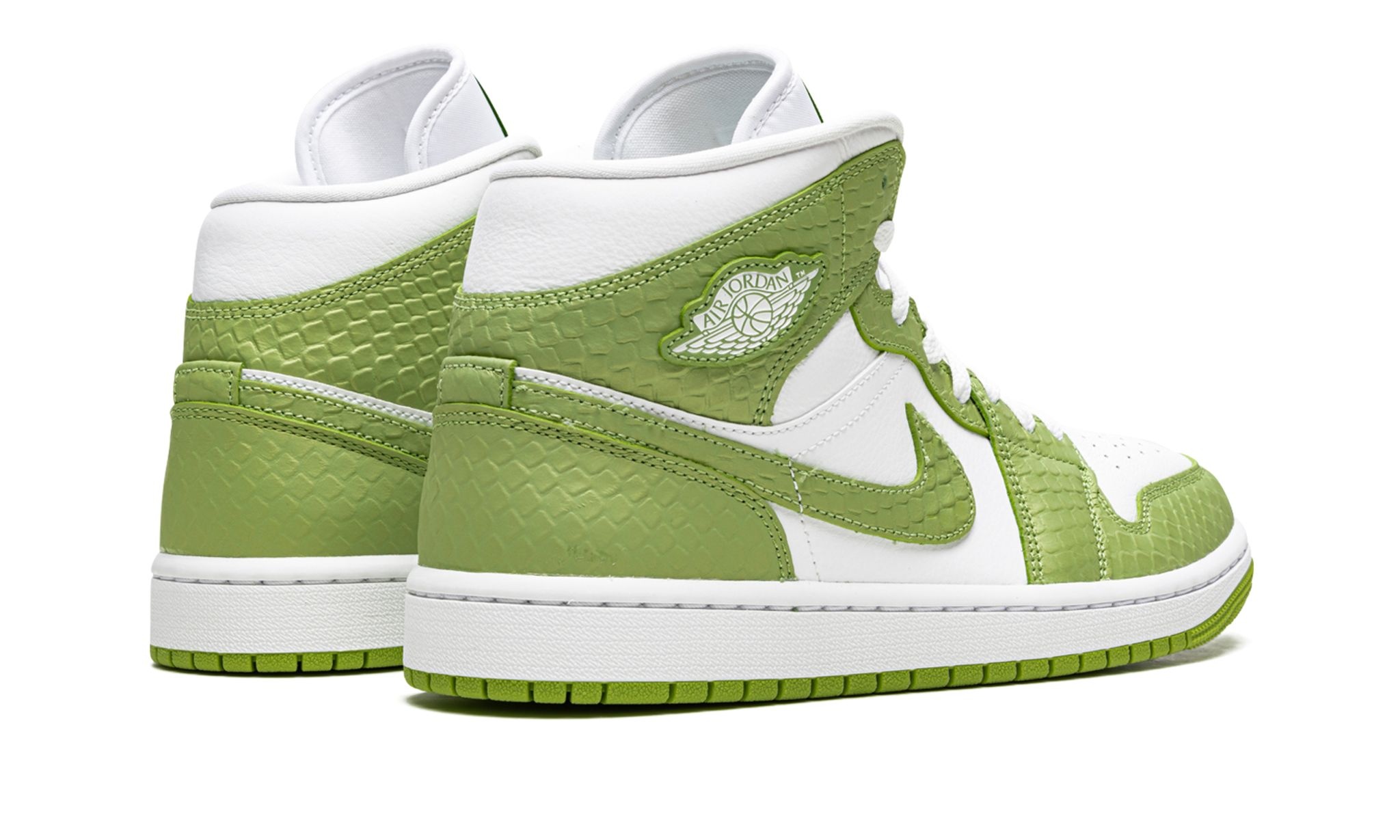 Wmns Air Jordan 1 Mid SE "Green Python" - 3