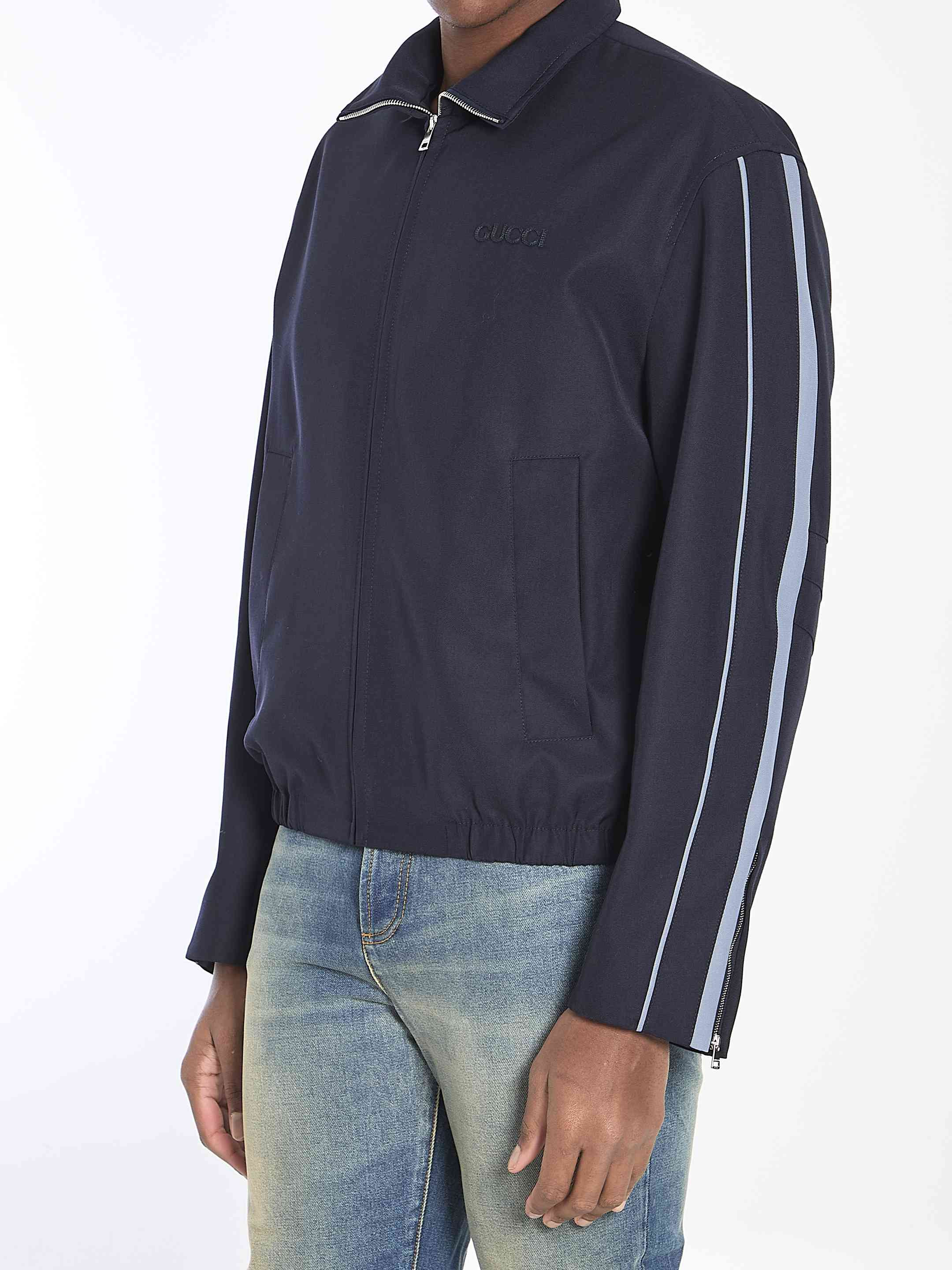 Gucci Men Embroidered Jacket - 2