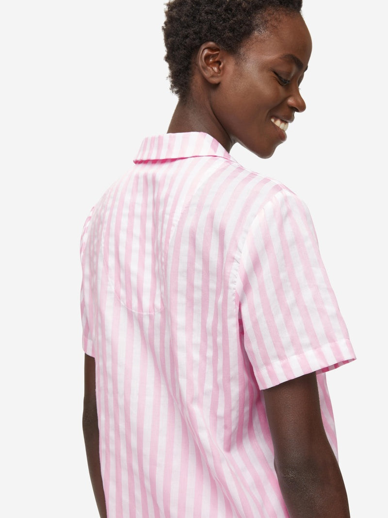 Women's Short Pyjamas Capri 20 Cotton Pink 6