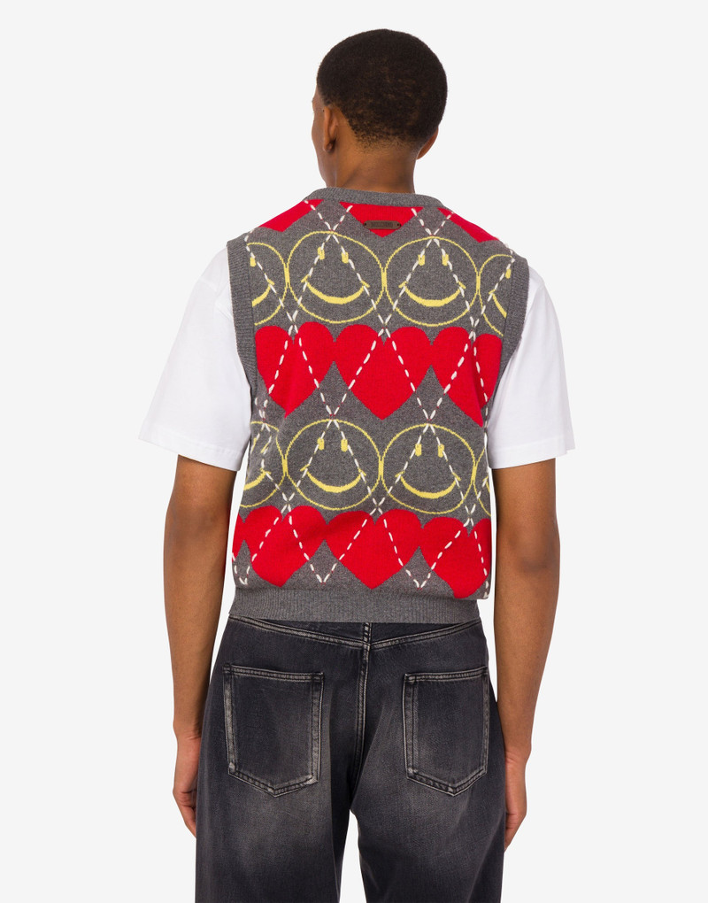 WOOL BLEND SLEEVELESS SWEATER SMILEY® 3