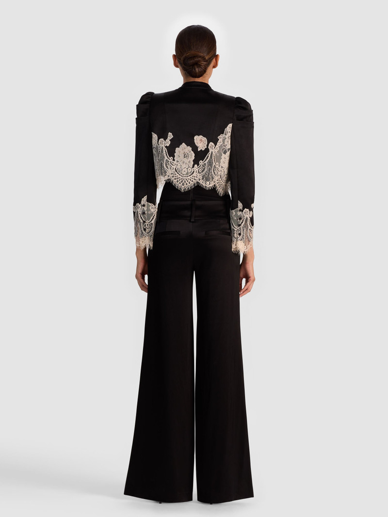 Alice + Olivia THOMASINA LACE TRIM JACKET outlook