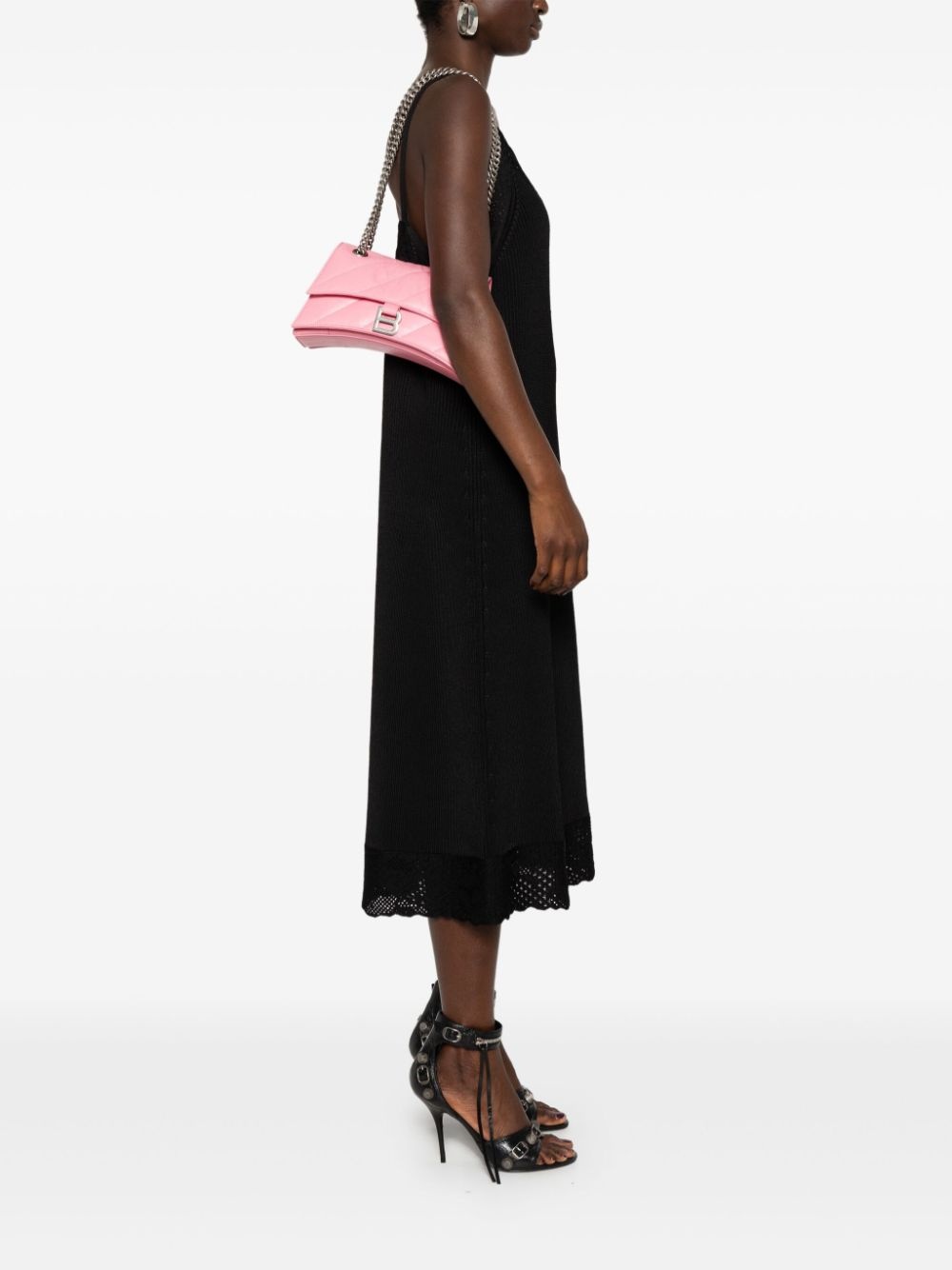 Crush quilted shoulder bag - 2