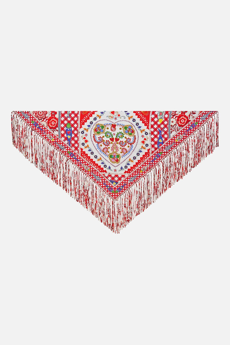 TRIANGLE SCARF WITH TASSELS 3