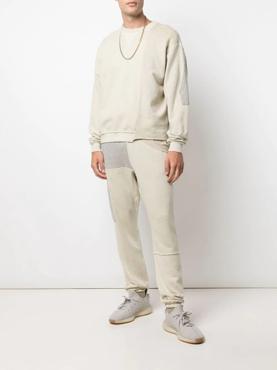 John Elliott colour-block tracksuit bottoms outlook