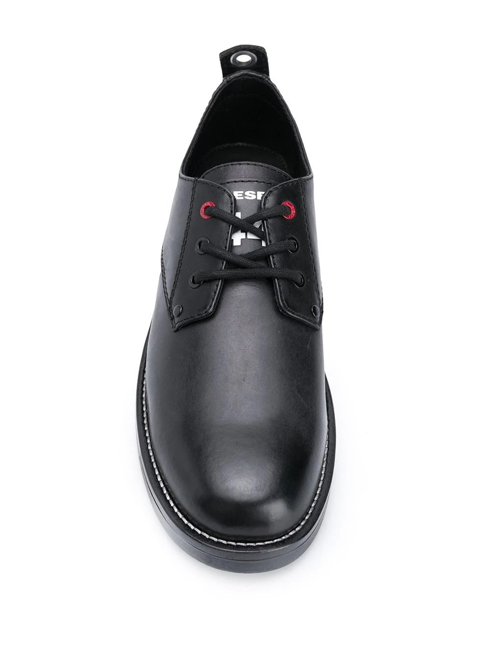 logo derby shoes - 4