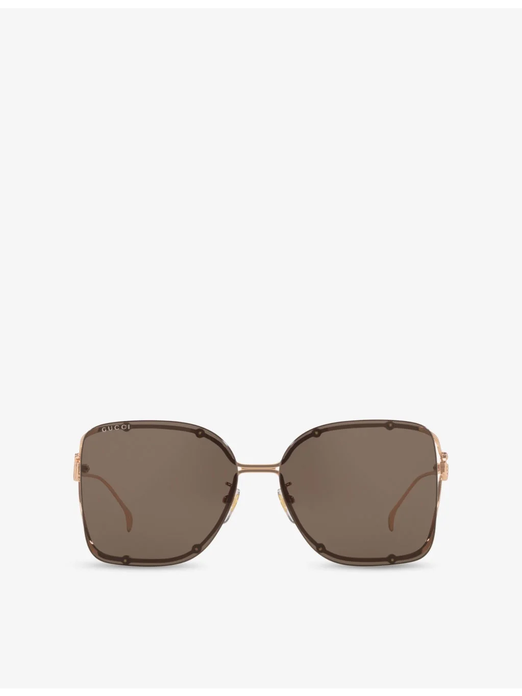 GG1713SA Square-Frame Metal Sunglasses - 1
