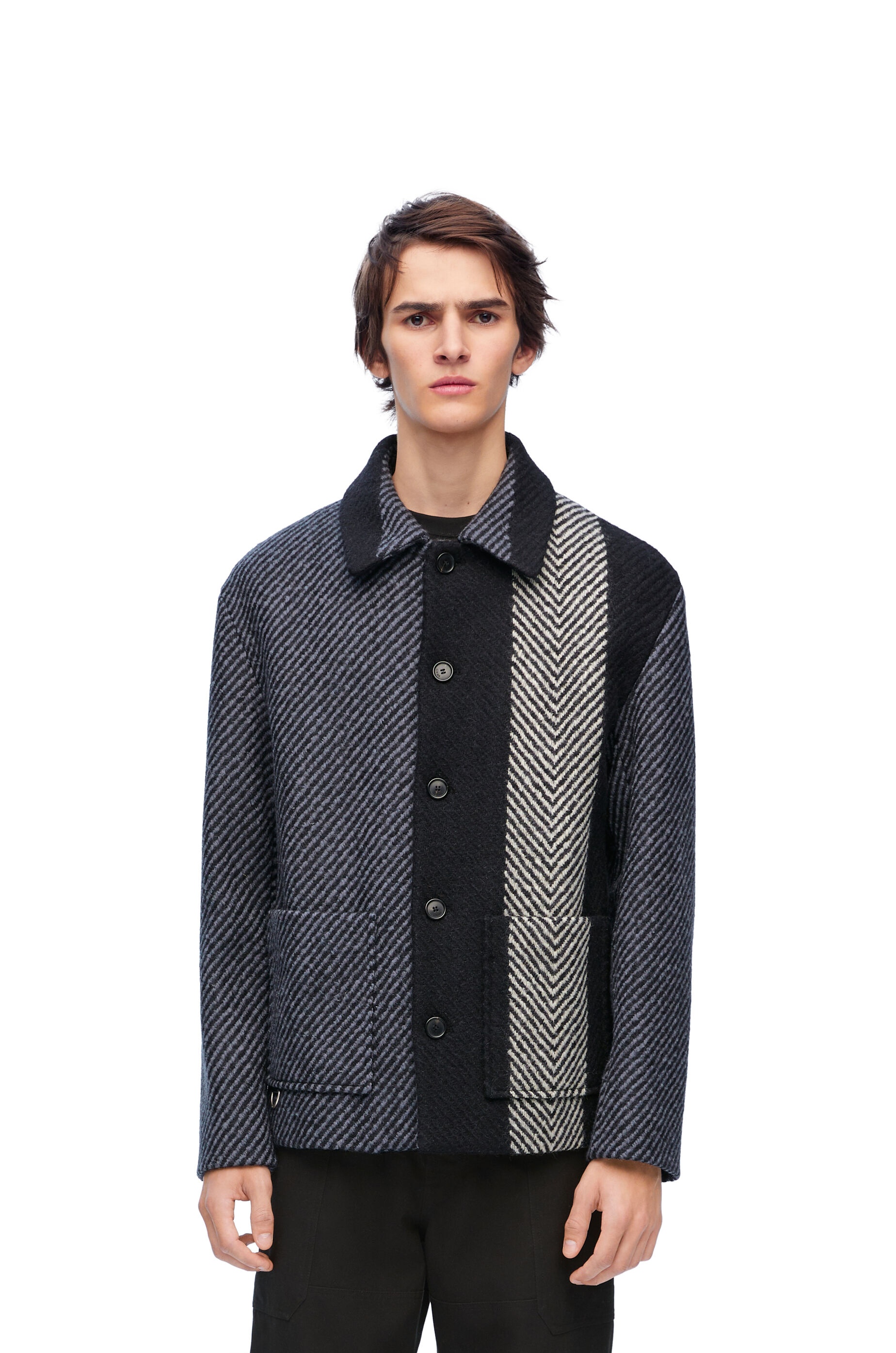 Workwear jacket in wool blend - 3