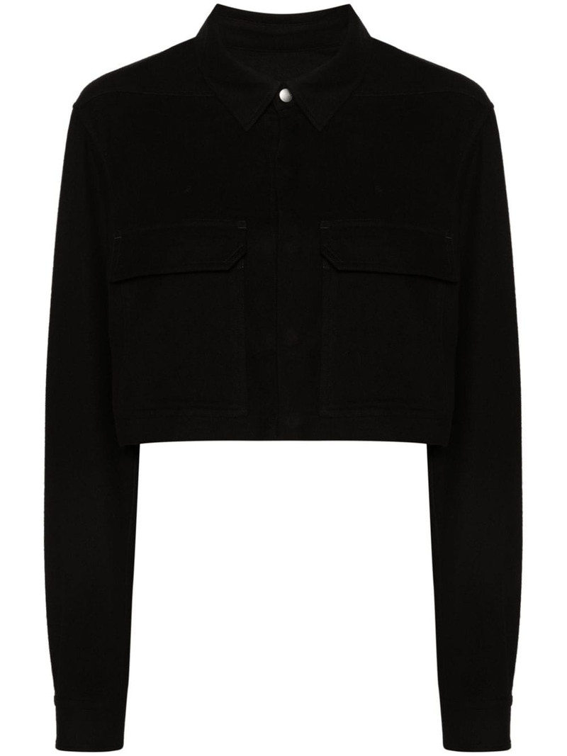 press-stud cropped shirt 1
