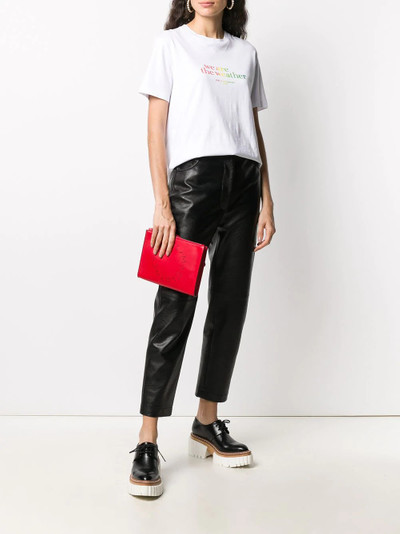 Stella McCartney Stella Logo clutch bag outlook