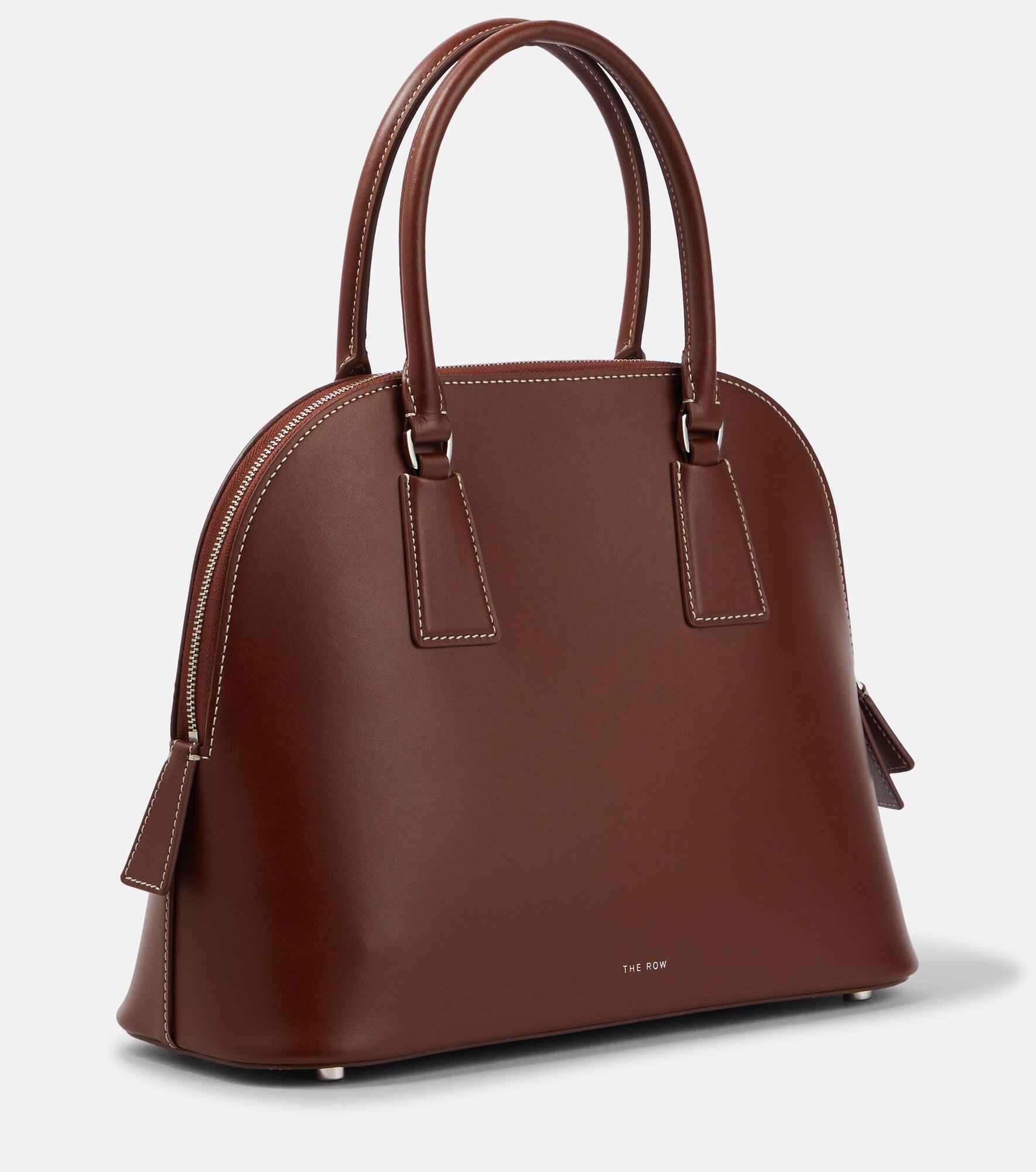 Nina Small leather tote bag - 4