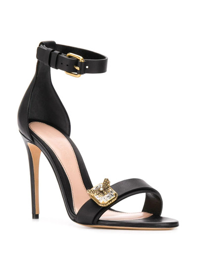 Alexander McQueen butterfly applique sandals outlook