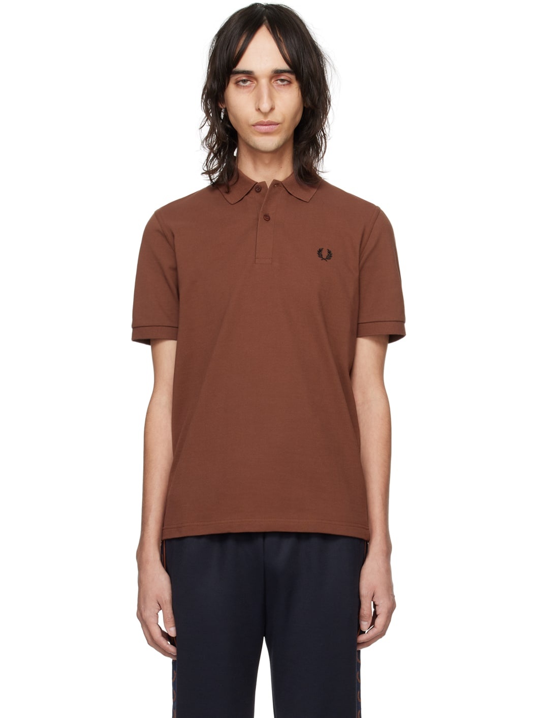 Orange 'The Fred Perry' Polo - 1