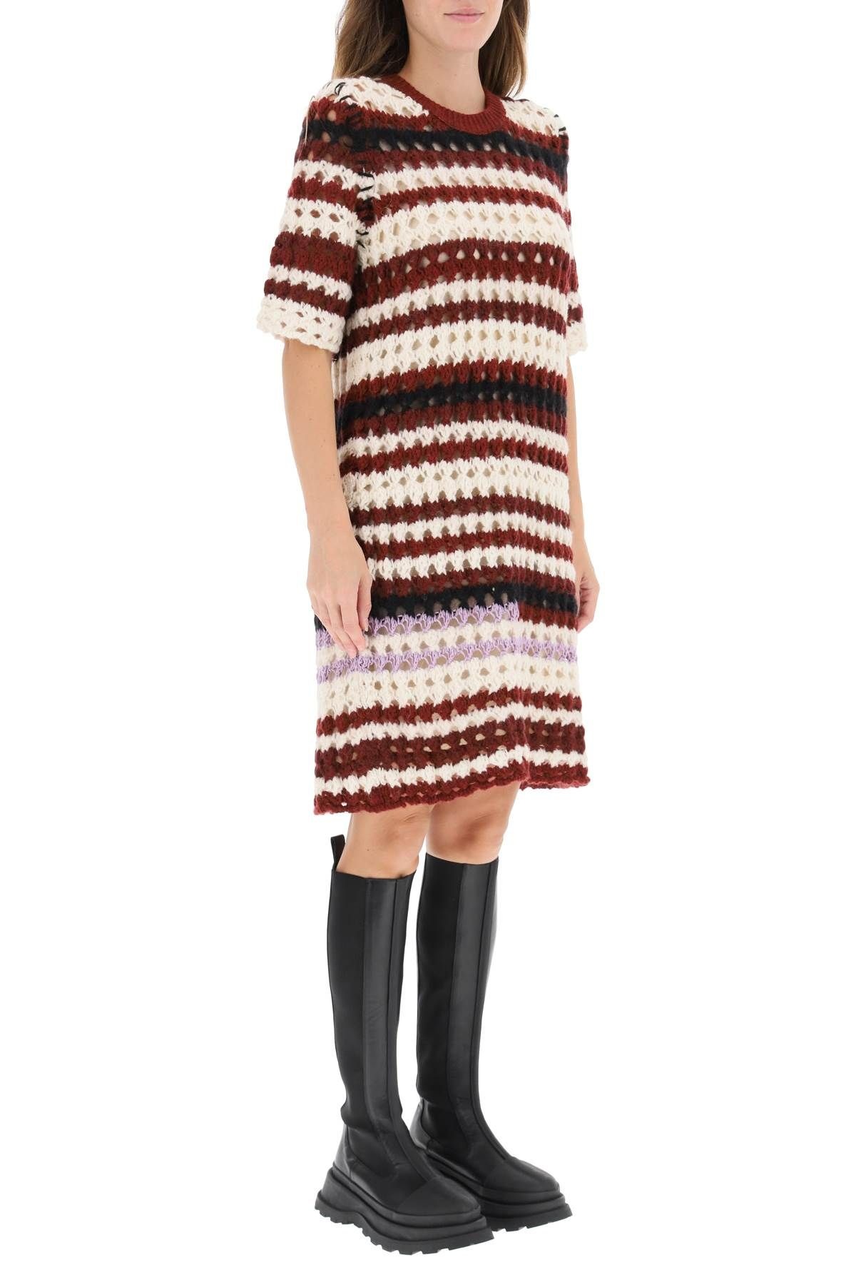 STRIPED CROCHET DRESS - 3