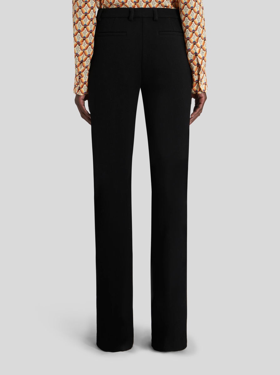 FLARED WOOL TROUSERS - 4