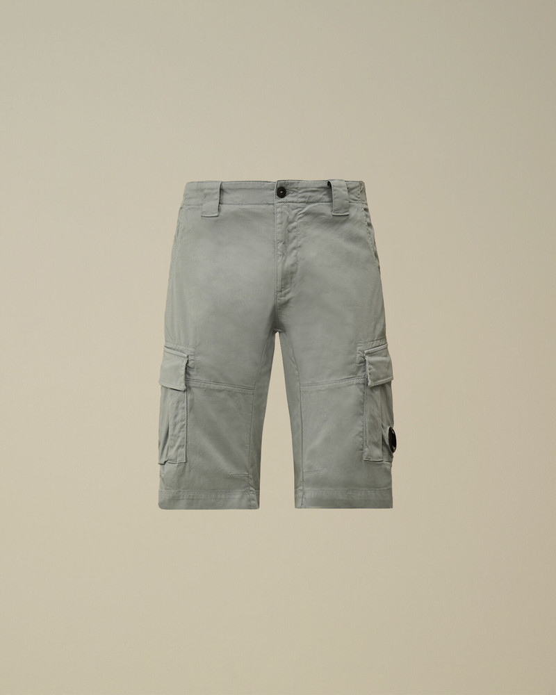 Stretch Sateen Cargo Lens Shorts 1