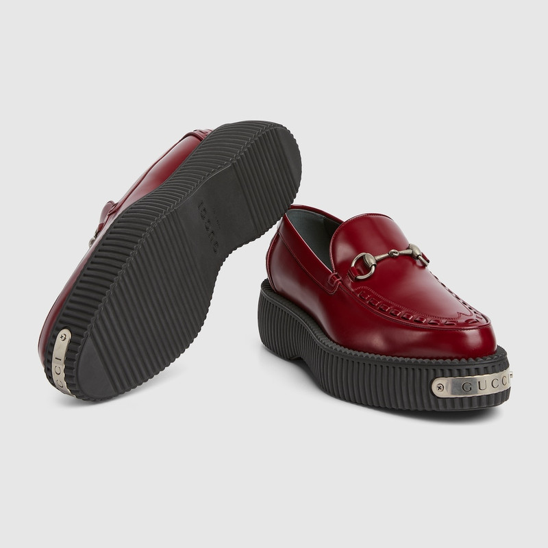 Men's Gucci Horsebit creeper loafer 6
