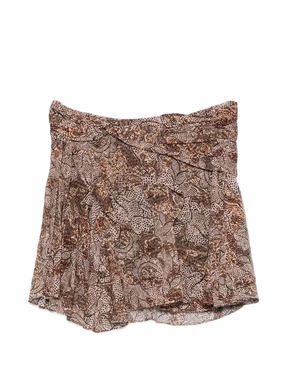 Camia printed mini skirt - 1