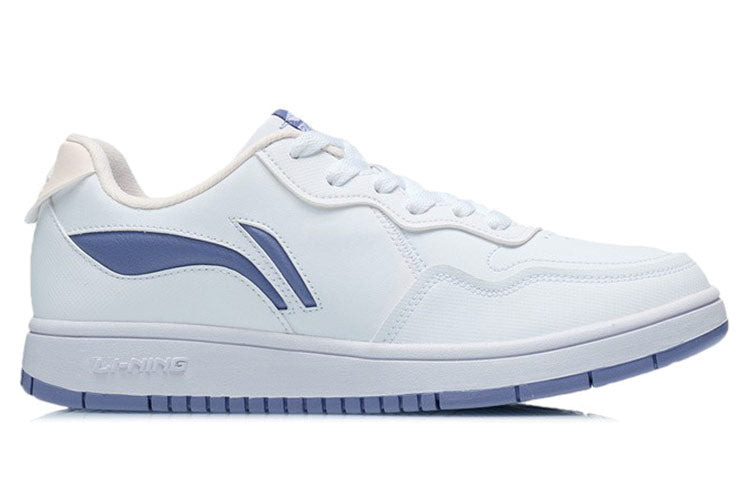 (WMNS) Li-Ning Skate Shoes 'White Blue' AGCR318-3 - 2