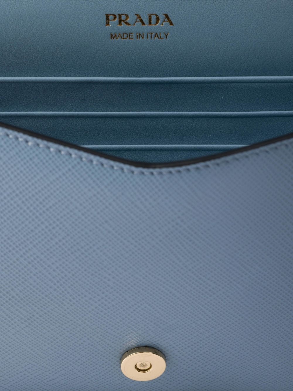 mini Saffiano leather clutch bag - 5