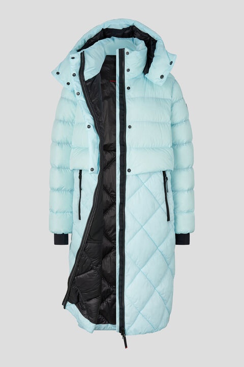 Alba down coat in Ice blue - 2