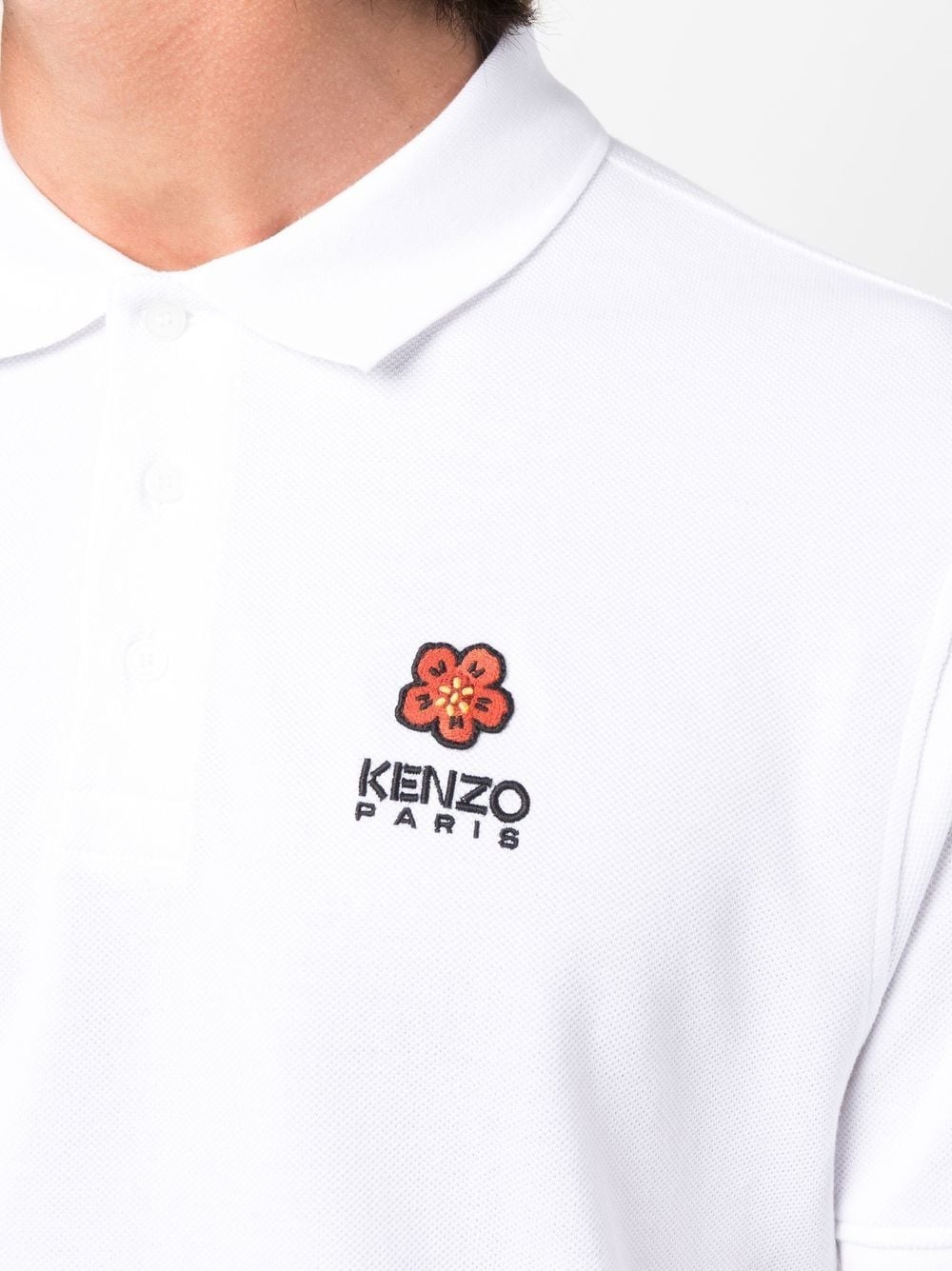 Boky Flower embroidered polo shirt - 5