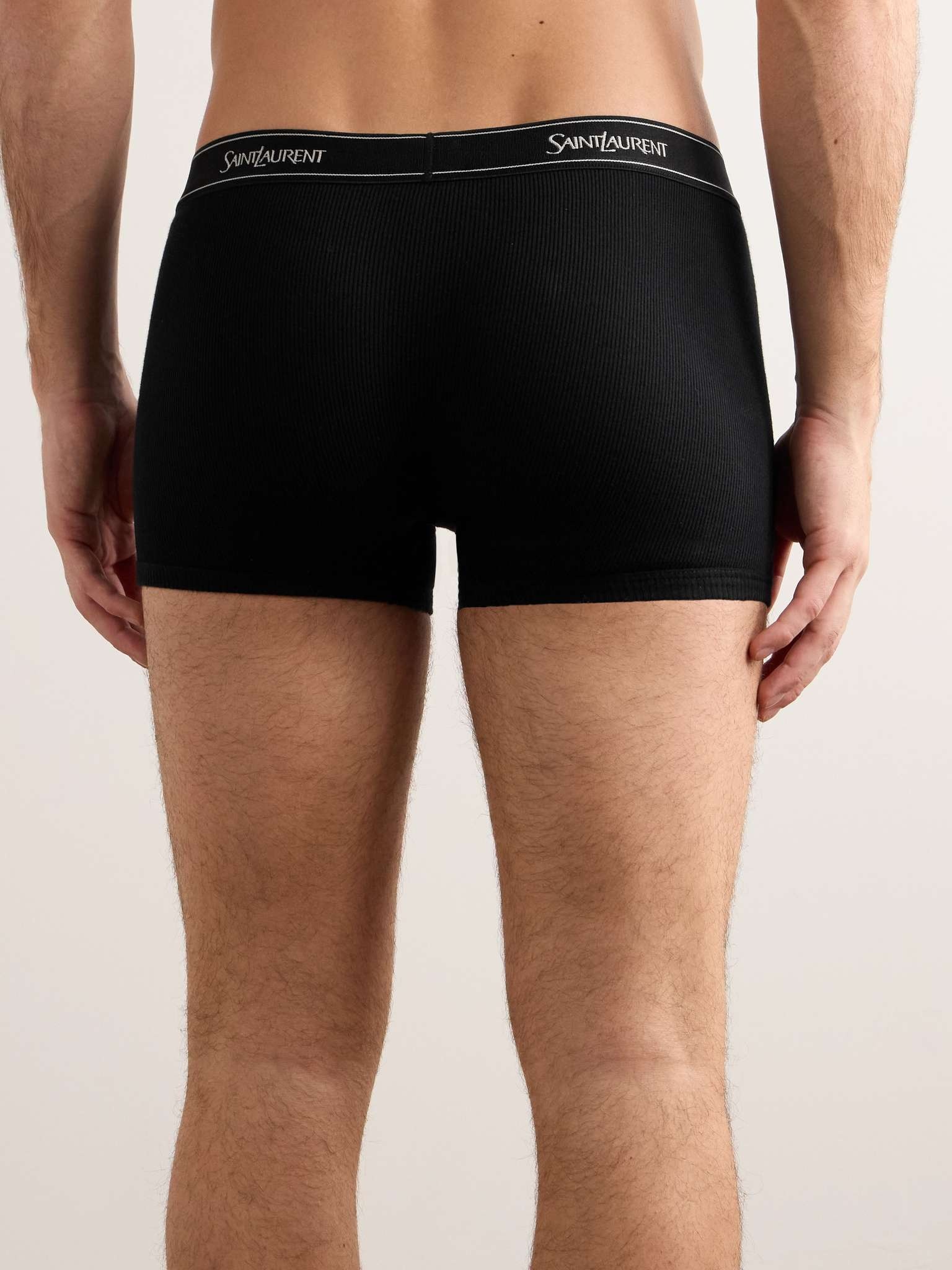 Ribbed Cotton-Jersey Boxer Briefs - 3