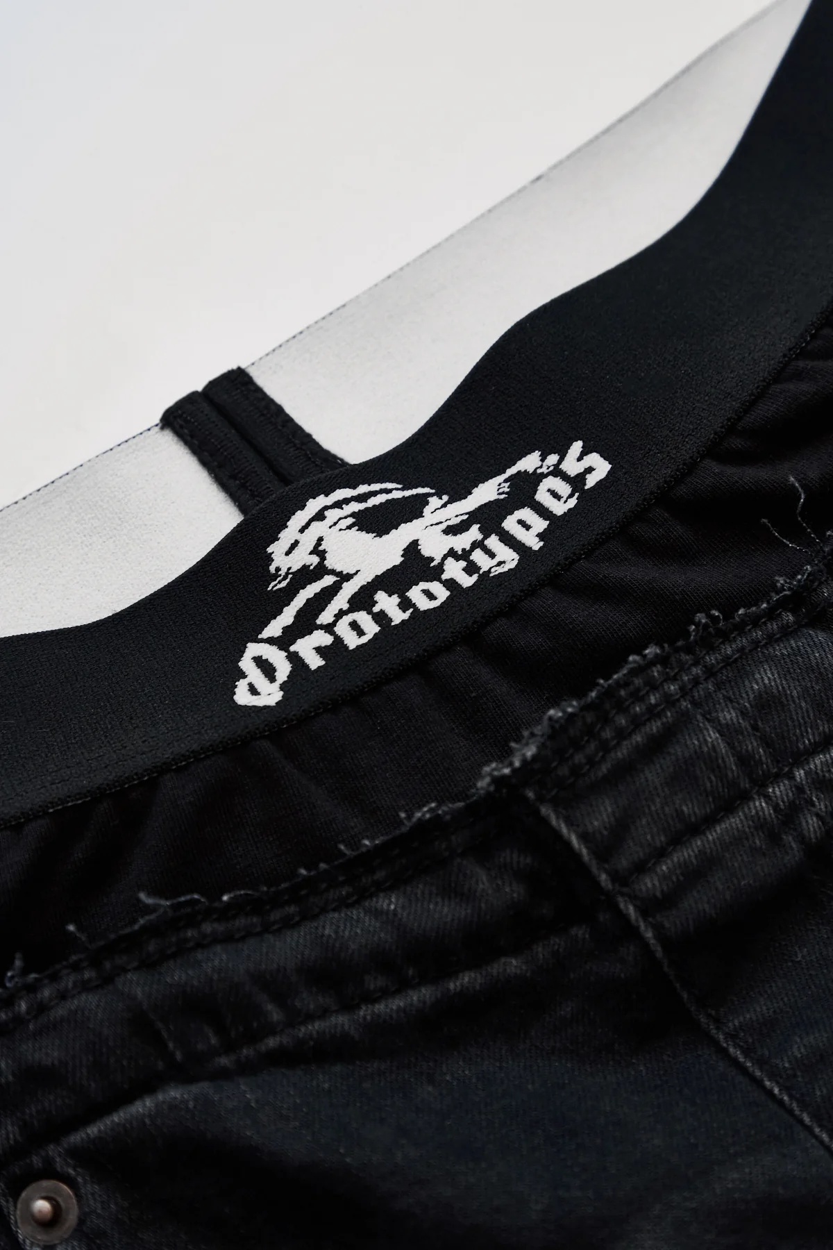Prototypes Waistband Regular Jeans Black - 3