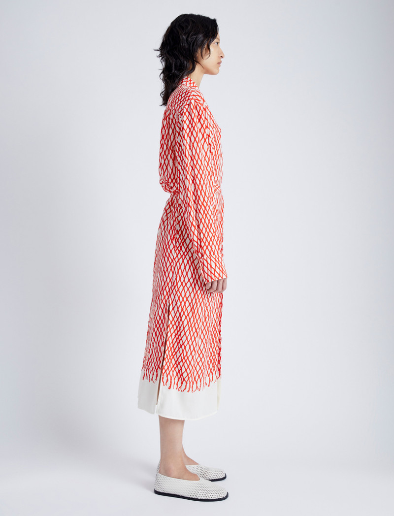 Bailey Dress in Printed Viscose Crepe 3