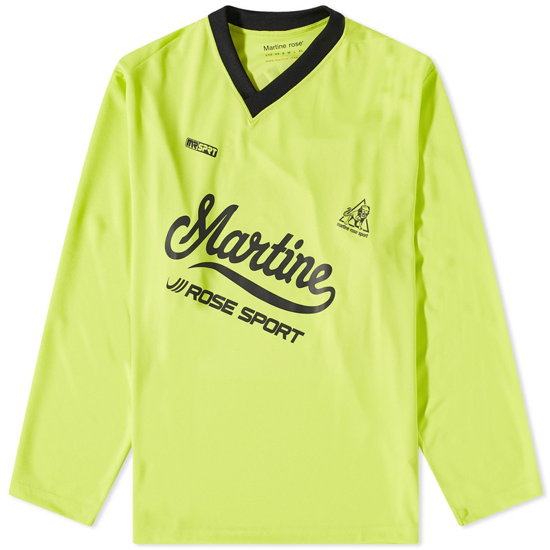 Martine Rose Long Sleeve Twist Football Tee 1