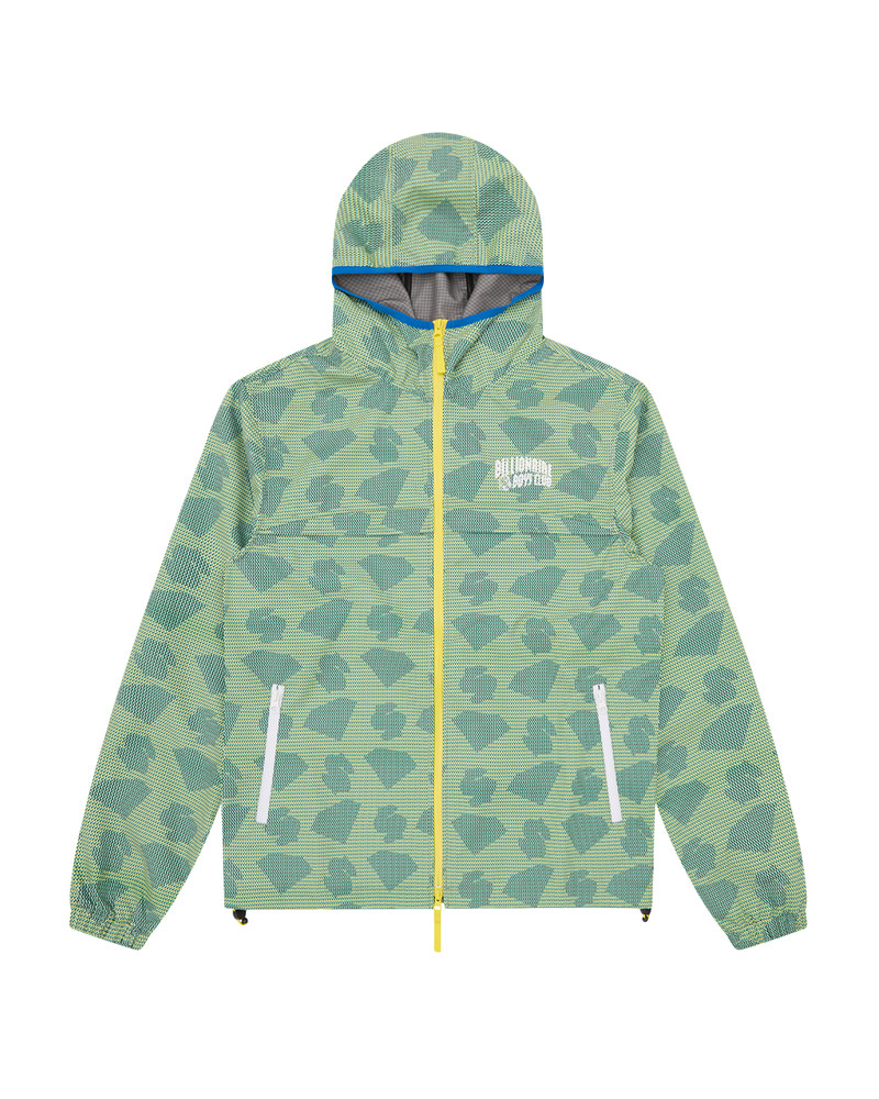 TRI-TONE DIAMONDS & DOLLARS WINDBREAKER JACKET 1