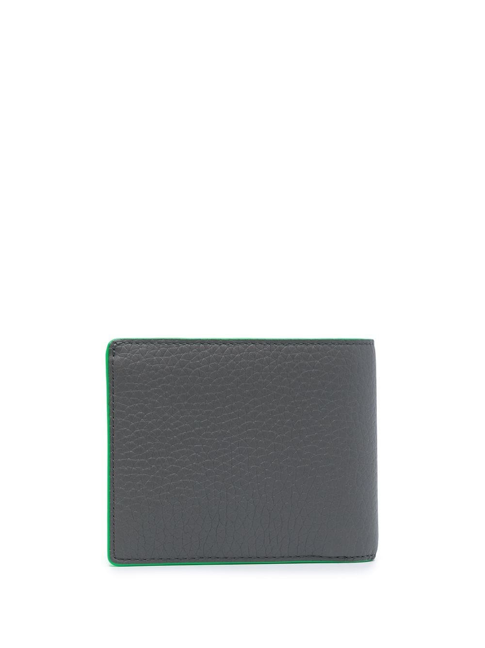 contrast-lining billfold wallet - 2