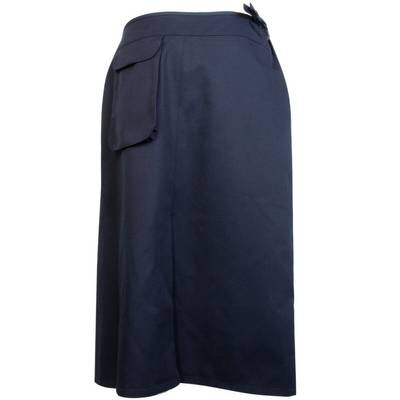Raf Simons Pocket Detail Wrap Skirt Navy in Navy outlook