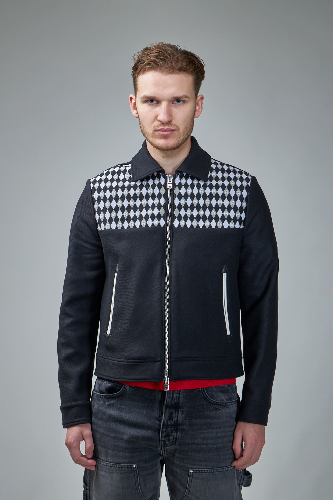 AMIRI Diamond Embroidered Work Jacket | labelsfashion