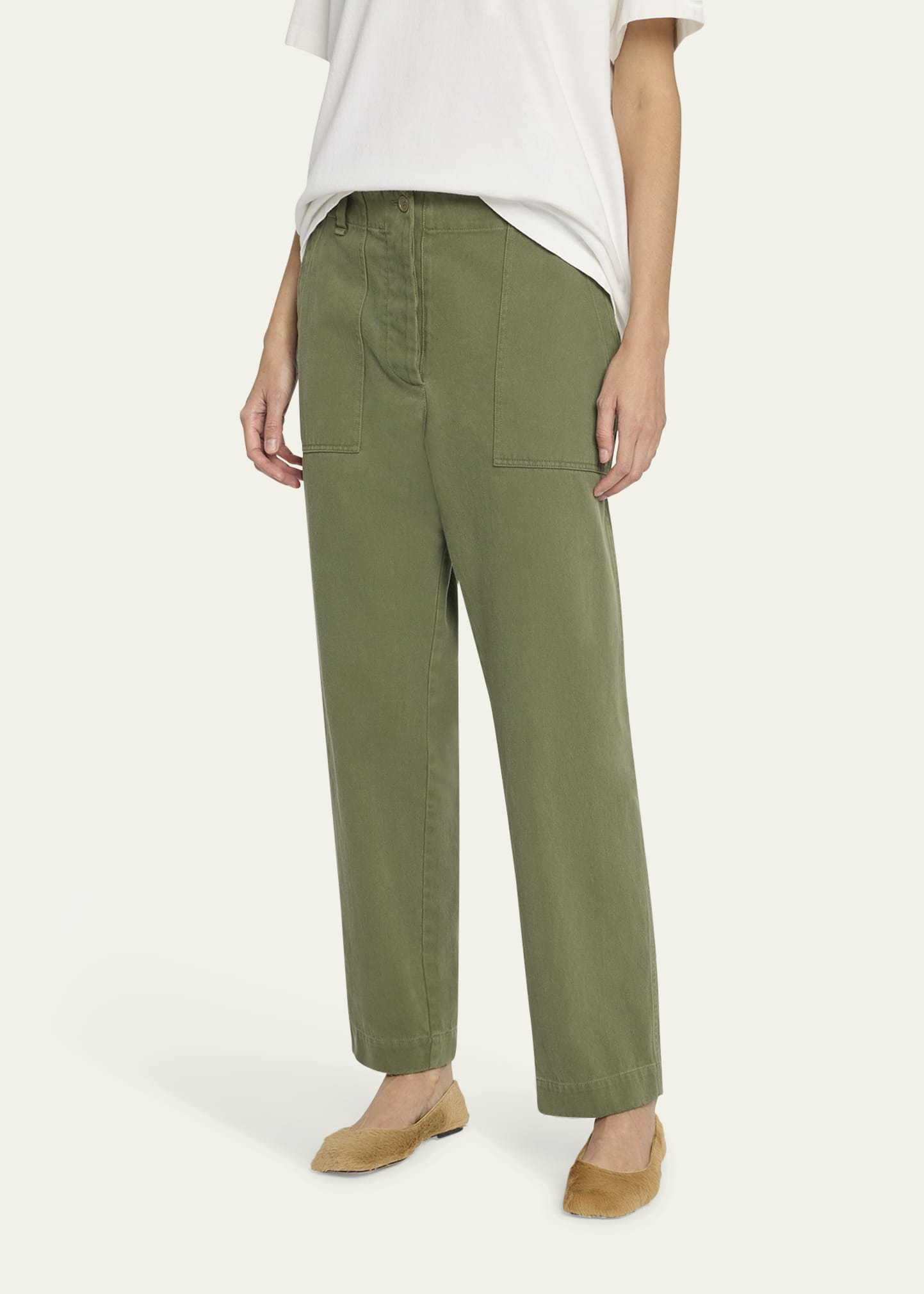Vendula Mid-Rise Cargo Pants - 4