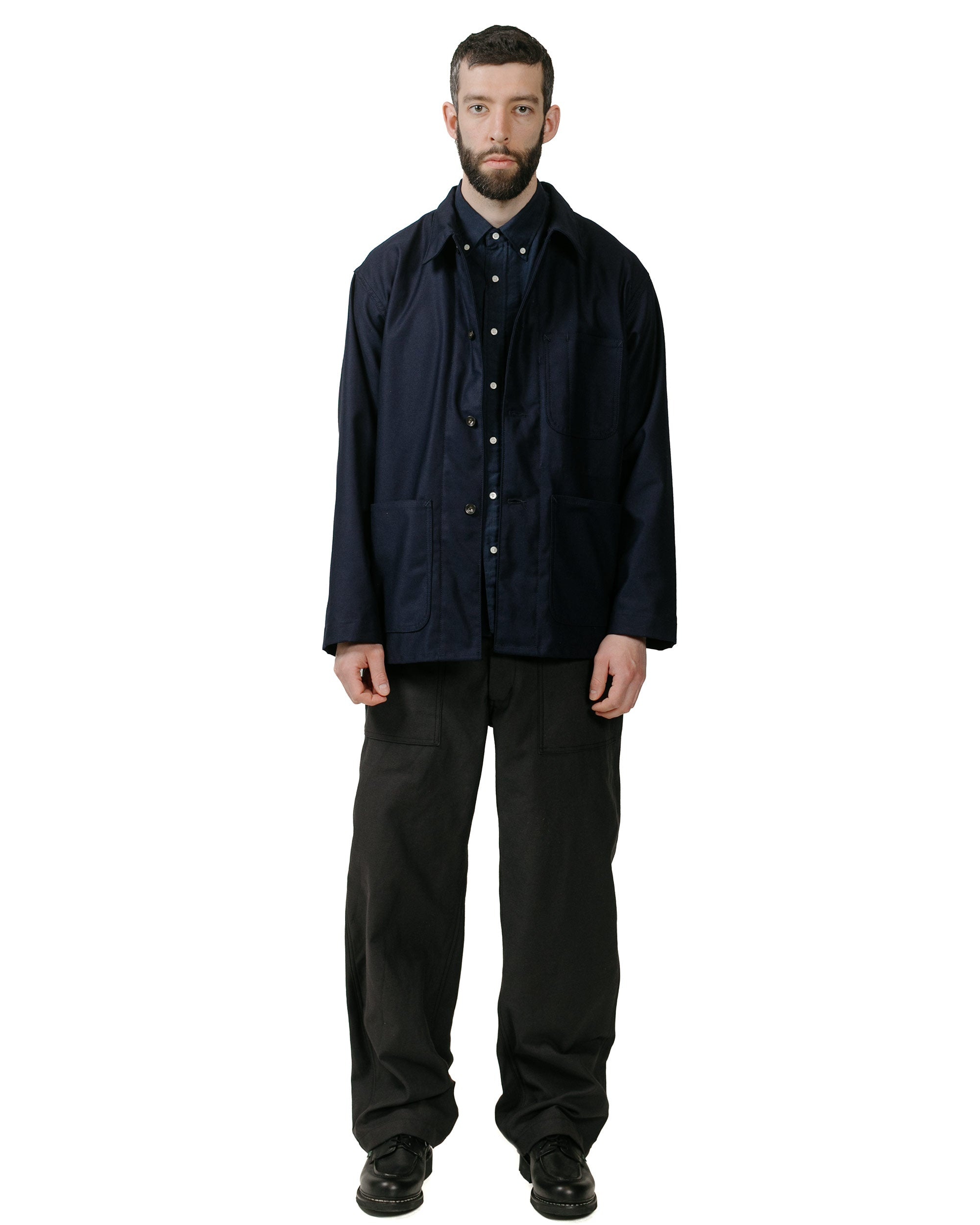 B.D. Short Sleeve COOLMAX® Linen Navy - 4