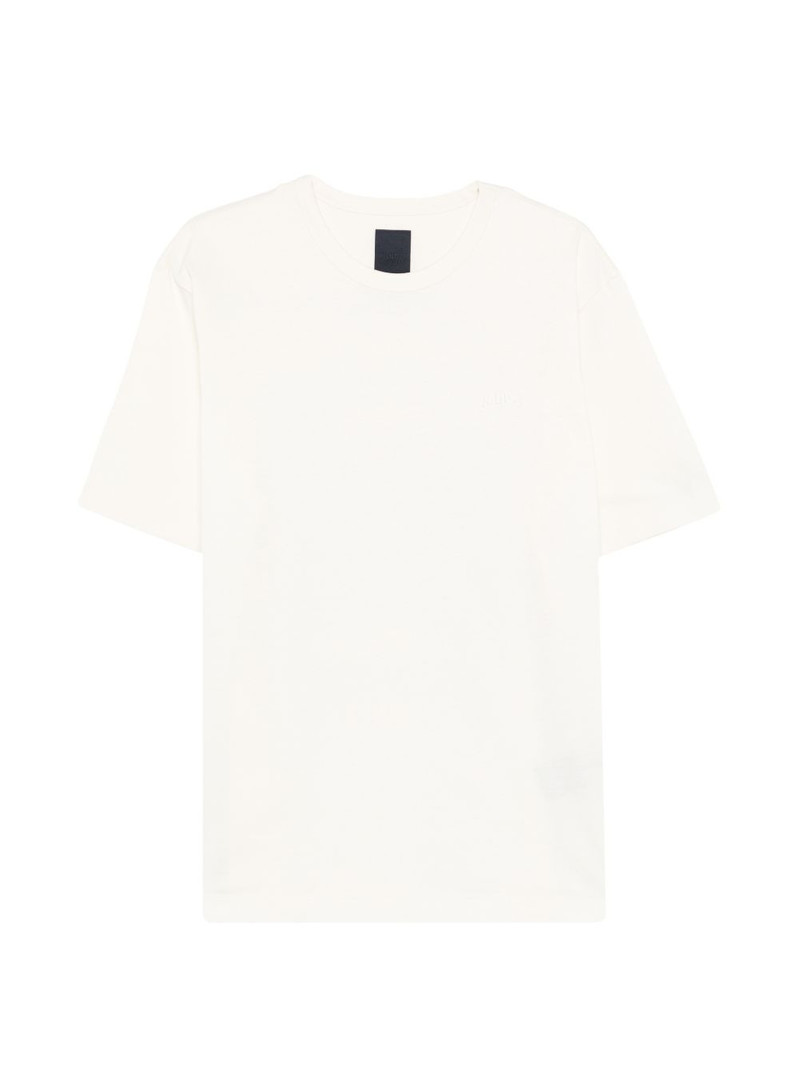 beige crew-neck T-shirt 1