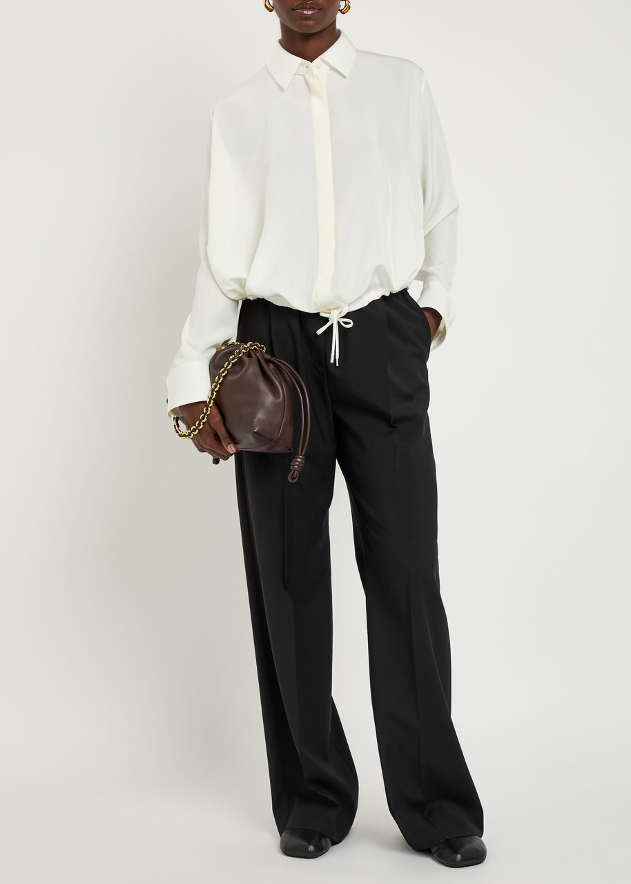 Loewe Logo Wool Trousers - 4