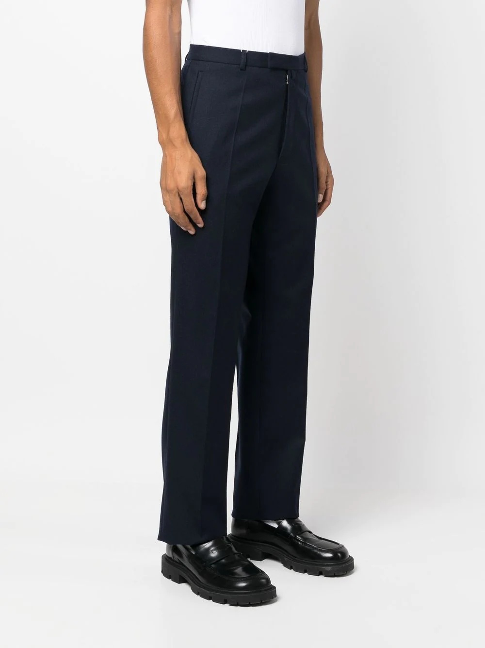 straight-leg tailored trousers - 3