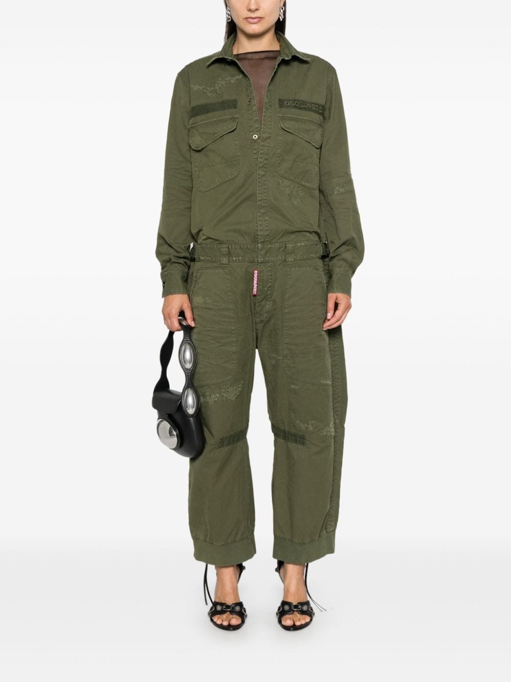 Overdyed Military jumpsuit - 2