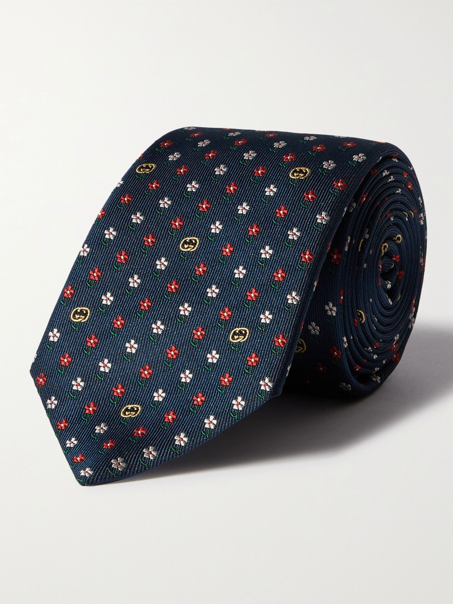 7cm Silk-Jacquard Tie - 1