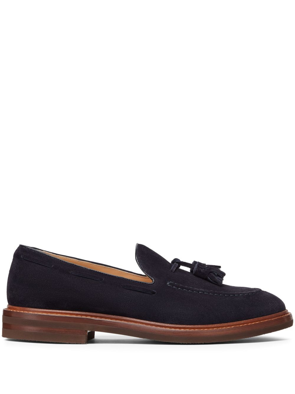 Brunello Cucinelli suede loafers - 1