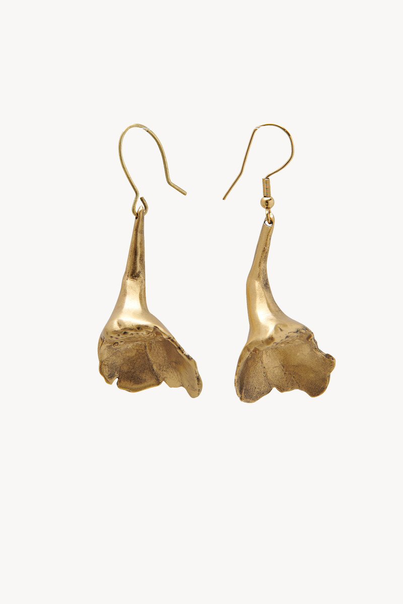 The Row Flower Earring in Brass outlook