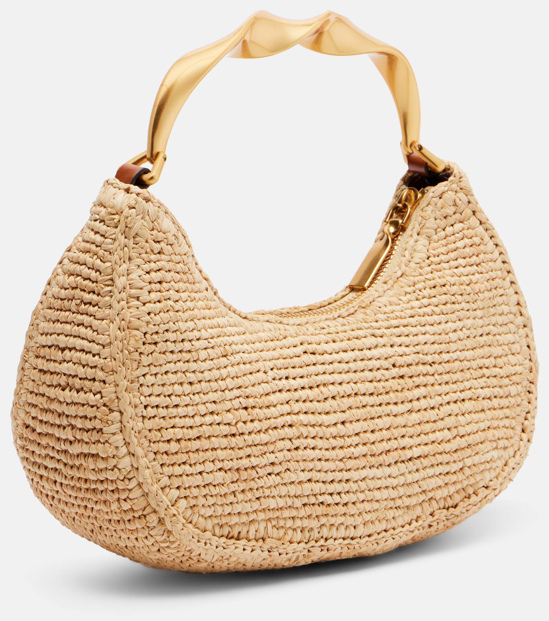 Nixi Mini raffia tote bag - 4