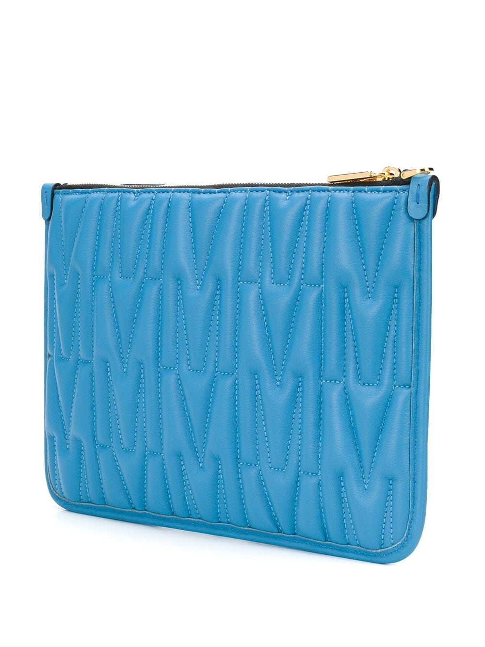 M-quilted clutch bag - 3