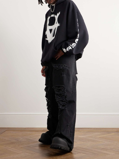 VETEMENTS Destroyed Flared Distressed Jeans outlook