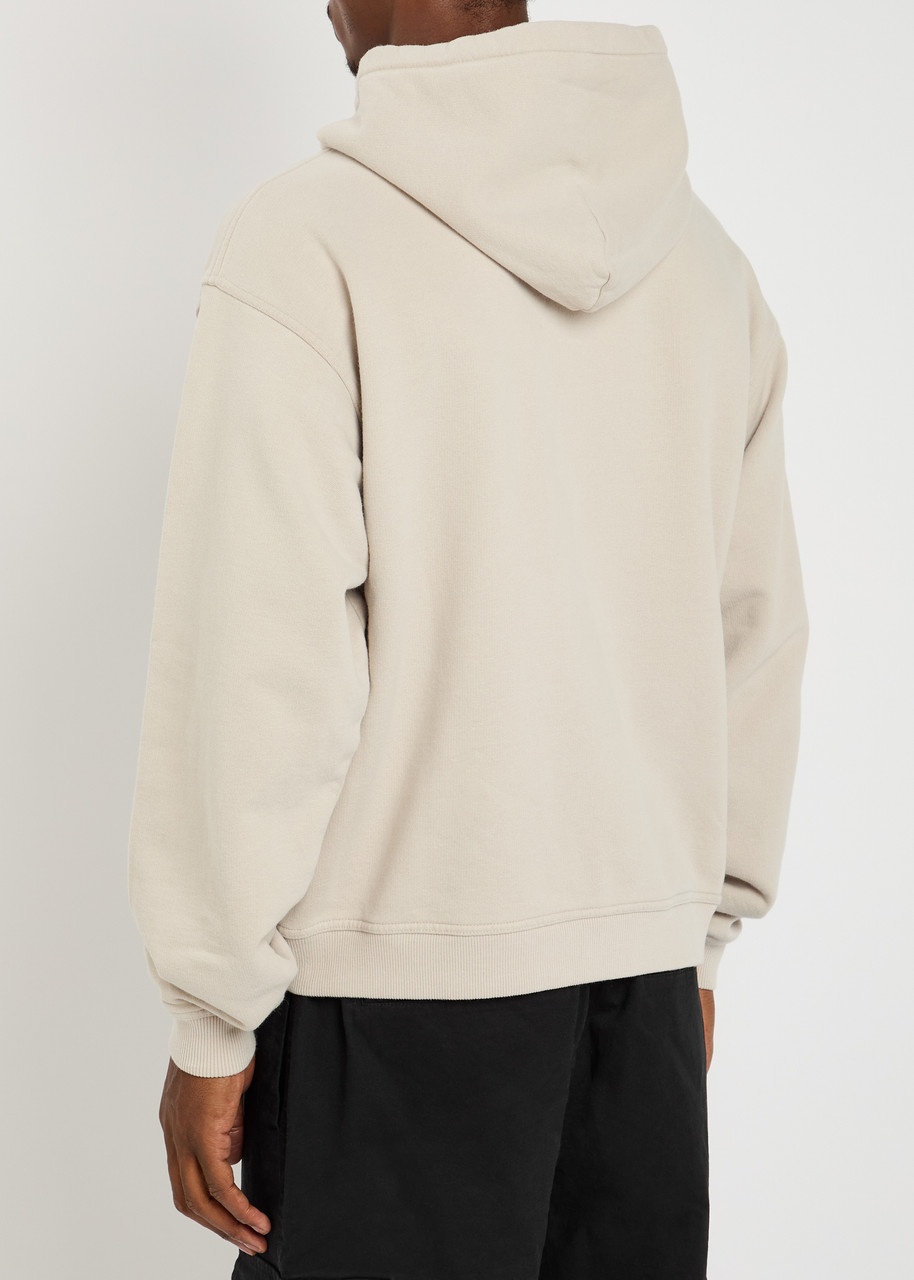Represent Script Logo Zip Hooded Cotton Sweatshirt - 3