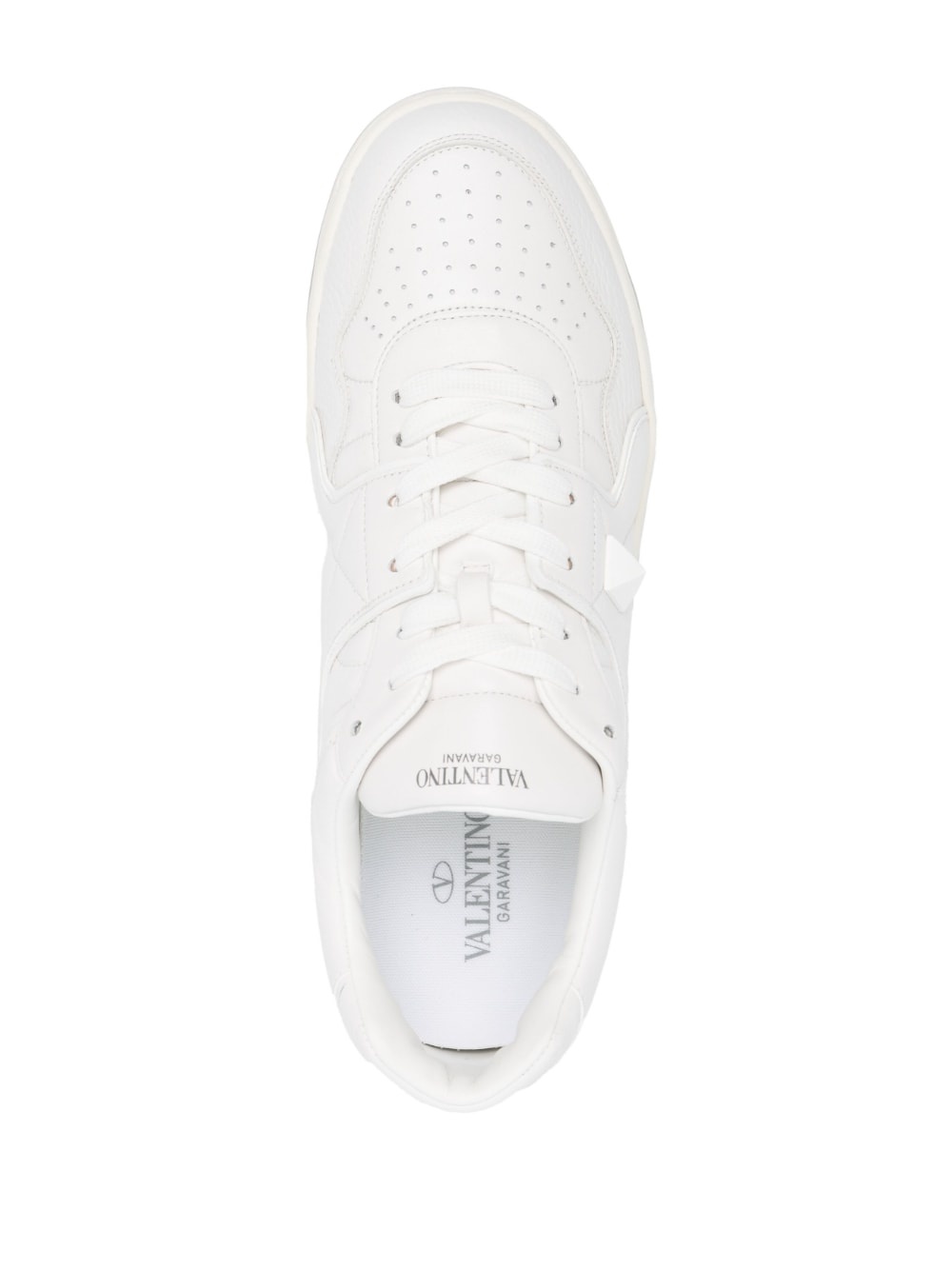 One Stud leather sneakers - 4